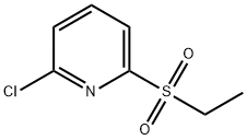 Pyridine, 2-chloro-6-(ethylsulfonyl)- 结构式