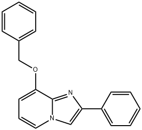 Imidazo[1,2-a]pyridine, 2-phenyl-8-(phenylmethoxy)- 结构式