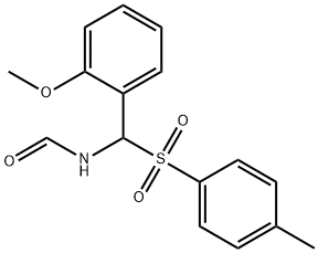 Formamide, N-[(2-methoxyphenyl)[(4-methylphenyl)sulfonyl]methyl]- 结构式