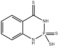 1,3,2-Benzodiazaphosphorine-4(1H)-thione, 2,3-dihydro-2-mercapto-, 2-sulfide (9CI) 结构式