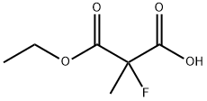 3-乙氧基-2-氟-2-甲基-3-氧代丙酸 结构式