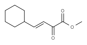 (E)-4-环己基-2-氧代丁-3-烯酸甲酯 结构式