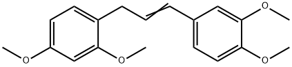 Benzene, 1-[3-(3,4-dimethoxyphenyl)-2-propen-1-yl]-2,4-dimethoxy- 结构式