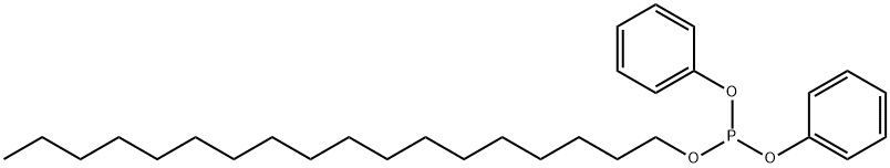 Phosphorous acid octadecyldiphenyl ester 结构式