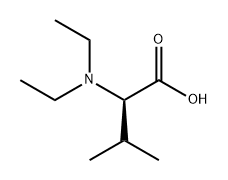 (R)-2-(二乙基氨基)-3-甲基丁酸 结构式