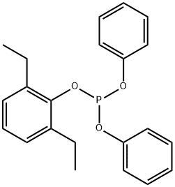 Phosphorous acid, 2,6-diethylphenyl diphenyl ester 结构式