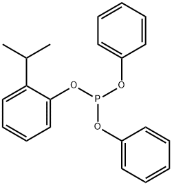 2-异丙基苯基二苯基亚磷酸酯 结构式