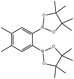 1,3,2-Dioxaborolane, 2,2'-(4,5-dimethyl-1,2-phenylene)bis[4,4,5,5-tetramethyl- 结构式