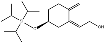 Ethanol, 2-[2-methylene-5-[[tris(1-methylethyl)silyl]oxy]cyclohexylidene]-, [S-(Z)]- (9CI) 结构式