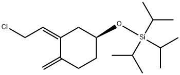 Silane, [[3-(2-chloroethylidene)-4-methylenecyclohexyl]oxy]tris(1-methylethyl)-, [S-(Z)]- (9CI) 结构式