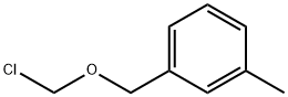 Benzene, 1-[(chloromethoxy)methyl]-3-methyl- 结构式