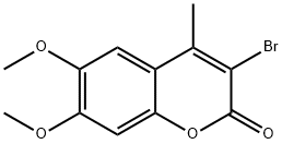 3-BROMO-6,7-DIMETHOXY-4-METHYL 结构式