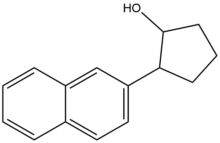 2-(2-Naphthalenyl)cyclopentanol 结构式