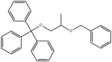 2-O-苄基-1-O-三苯基甲基-1,2-二羟基丙烷 结构式