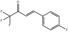 (E)-1,1,1-三氟-4-(4-氟苯基)BUT-3-EN-2-酮 结构式