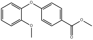 Benzoic acid, 4-(2-methoxyphenoxy)-, methyl ester 结构式