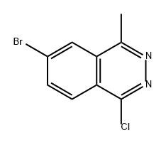6-溴-1-氯-4-甲基酞嗪 结构式