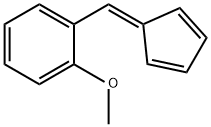 Benzene, 1-(2,4-cyclopentadien-1-ylidenemethyl)-2-methoxy- 结构式