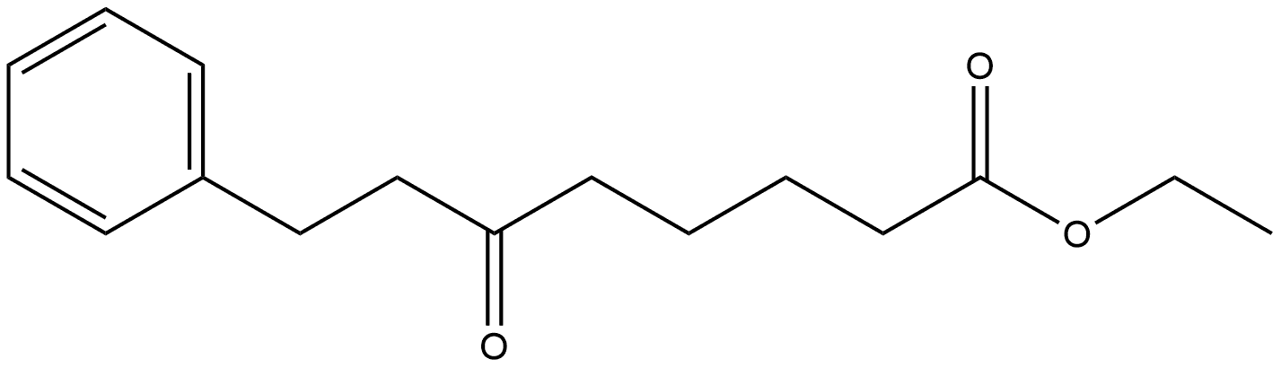 Benzeneoctanoic acid, ε-oxo-, ethyl ester 结构式