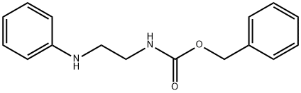 Carbamic acid, N-[2-(phenylamino)ethyl]-, phenylmethyl ester 结构式