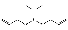Disilane, 1,1,1,2-tetramethyl-2,2-bis(2-propen-1-yloxy)- 结构式