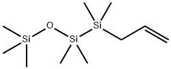 Disiloxane, 1-(dimethyl-2-propen-1-ylsilyl)-1,1,3,3,3-pentamethyl- 结构式