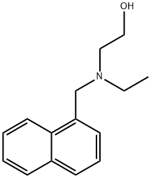 Ethanol, 2-[ethyl(1-naphthalenylmethyl)amino]- 结构式