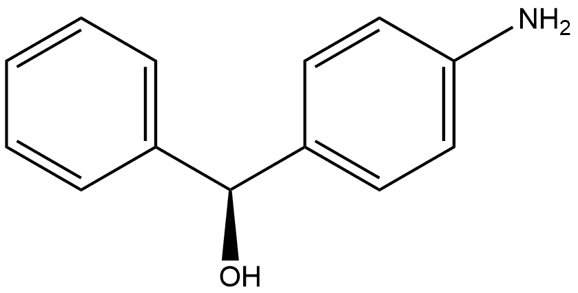 Benzenemethanol, 4-amino-α-phenyl-, (αS)- 结构式