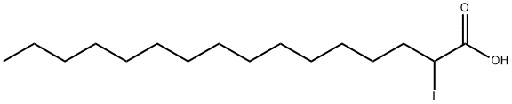 Hexadecanoic acid, 2-iodo- 结构式