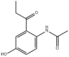 Acetamide, N-[4-hydroxy-2-(1-oxopropyl)phenyl]- 结构式