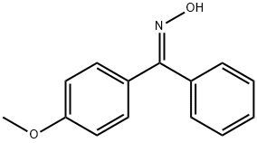 (4-METHOXYPHENYL)PHENYLMETHANONE OXIME 结构式