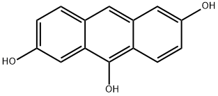 2,6,9-Anthracenetriol 结构式