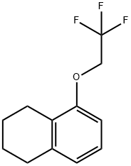 Naphthalene, 1,2,3,4-tetrahydro-5-(2,2,2-trifluoroethoxy)- 结构式