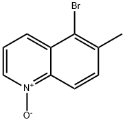 Quinoline, 5-bromo-6-methyl-, 1-oxide 结构式