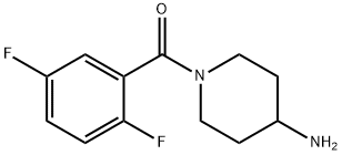 METHANONE, (4-AMINO-1-PIPERIDINYL)(2,5-DIFLUOROPHENYL)- 结构式