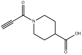 1-丙酰哌啶-4-羧酸 结构式