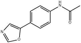 Acetamide, N-[4-(5-oxazolyl)phenyl]- 结构式