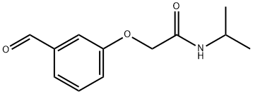 Acetamide, 2-(3-formylphenoxy)-N-(1-methylethyl)- 结构式