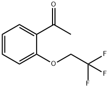 2'-(2,2,2-Trifluoroethoxy)acetophenone 结构式