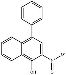 2-硝基-4-苯基-1-萘酚 结构式