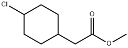 Cyclohexaneacetic acid, 4-chloro-, methyl ester 结构式