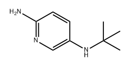 N5-(叔丁基)吡啶-2,5-二胺 结构式