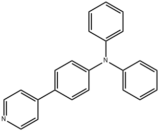 N、N-二苯基-4-(吡啶-4-基)苯胺 结构式