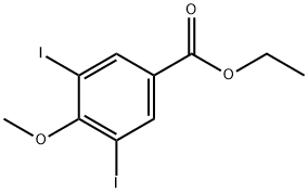 Benzoic acid, 3,5-diiodo-4-methoxy-, ethyl ester 结构式