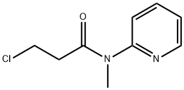 Propanamide, 3-chloro-N-methyl-N-2-pyridinyl- 结构式