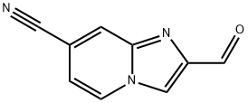 2-formylimidazo[1,2-a]pyridine-7-carbonitrile 结构式