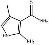 1H-Pyrrole-3-carboxamide, 2-amino-4-methyl- 结构式