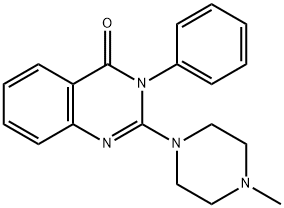 2-(4-Methylpiperazin-1-yl)-3-phenylquinazolin-4(3H)-one 结构式