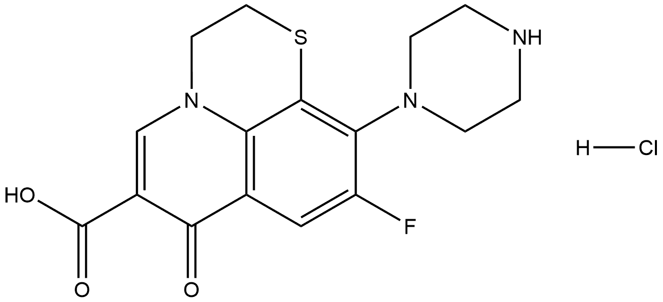 芦氟沙星杂质2 结构式