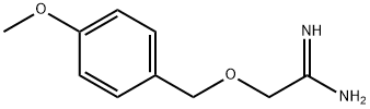 2-[(4-methoxyphenyl)methoxy]ethanimidamide 结构式